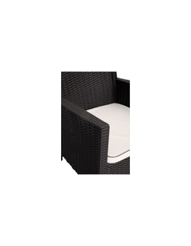 Sillón Imitación Ratán Marrón miniatura 4