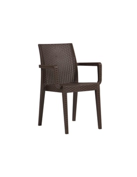 Sillón Apilable Marrón