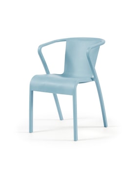 Sillón Apilable Color Tórtora miniatura 7