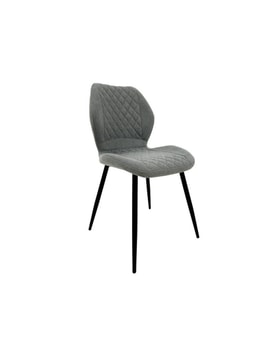 Silla Dinard Metal Tapizado Tejido Linen