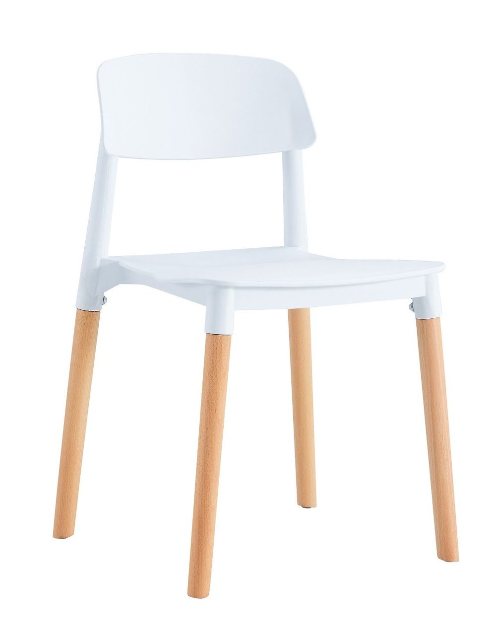 Silla Apilable Madera Polipropileno