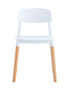 Silla Apilable Madera Polipropileno miniatura 2