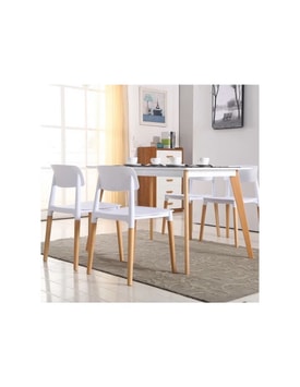 Silla Apilable Madera Polipropileno miniatura 5