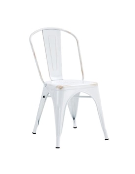 Silla Acero Blanco