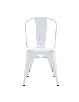 Silla Acero Blanco miniatura 2
