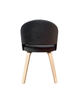 Sillón Viseu Velvet Gris miniatura 4