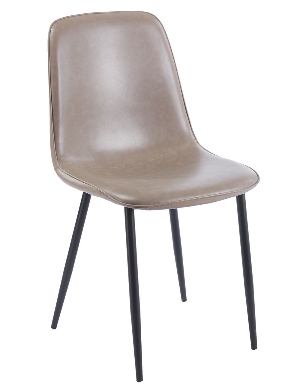 Silla Peñafiel Metal Similpiel Vintage