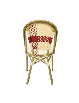 Silla Apilable Color Beige Y miniatura 3