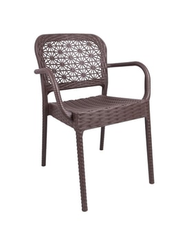 Sillón Apilable Marrón