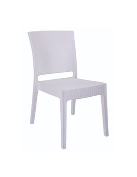 Silla Apilable Imitación Rattán Color