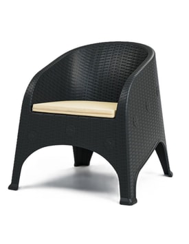 Sillón Apilable Marrón