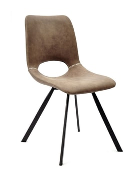 Silla Antibes Similpiel Marrón