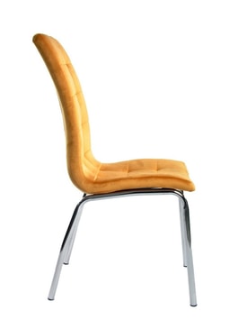 Silla Aroa Cromada Tapizada Velvet miniatura 3