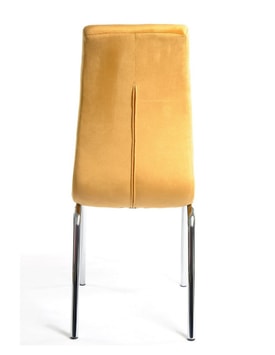 Silla Aroa Cromada Tapizada Velvet miniatura 5