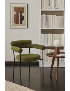 Sillón Cervantes Metal Tapizado Bouclé miniatura 6