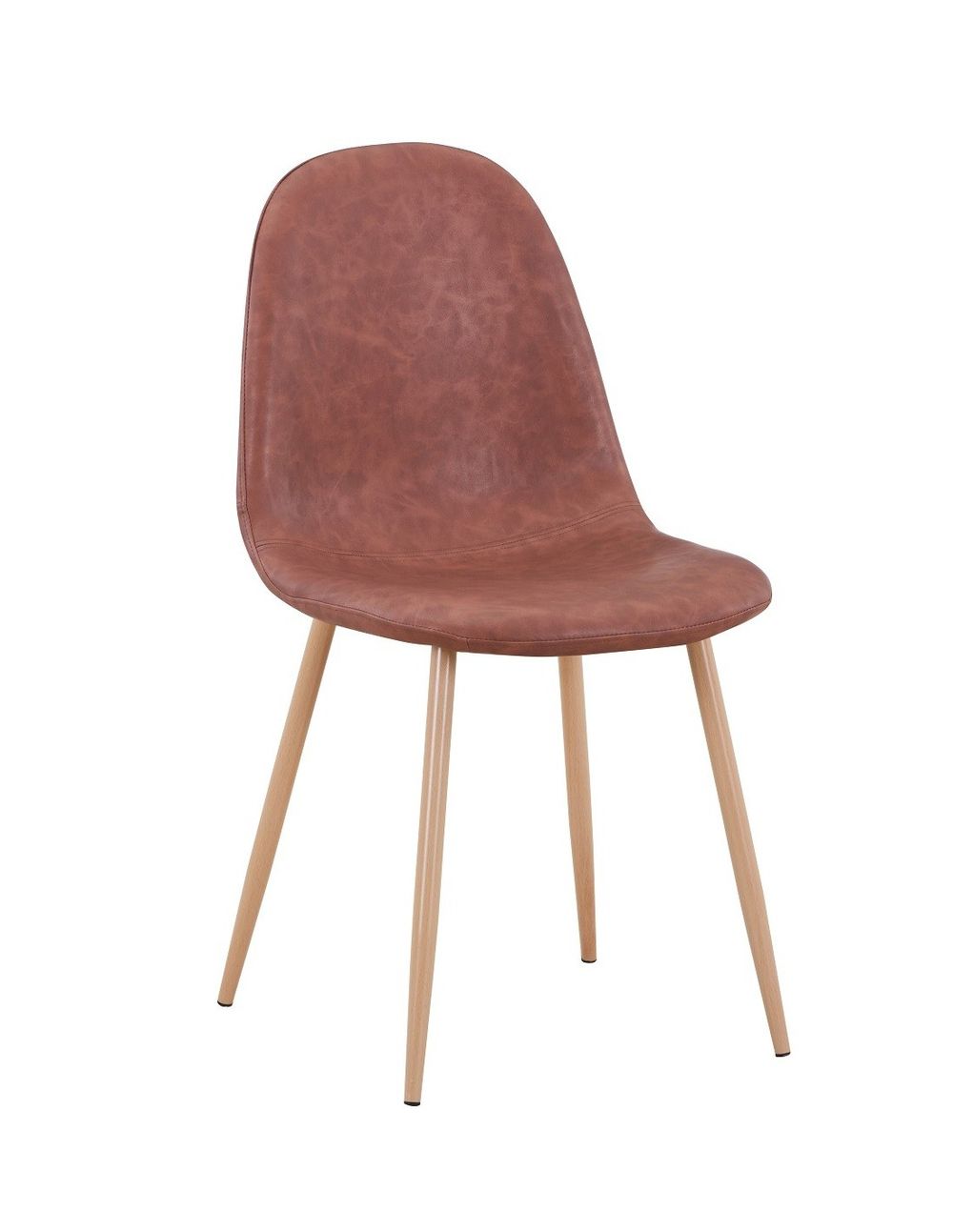 Silla Epoque New Patas Metal Color Marrón