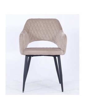 Sillón Tapizado Marrón miniatura 2