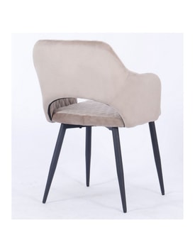 Sillón Tapizado Marrón miniatura 4