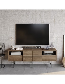 Mueble De Tv 2 Puertas