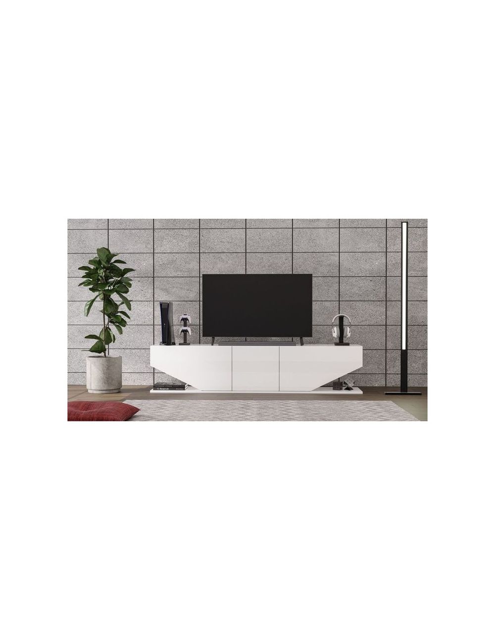 Mueble De Tv 3 Puertas Color