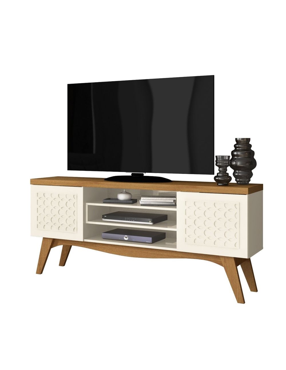 Mueble Tv Blanco Roto