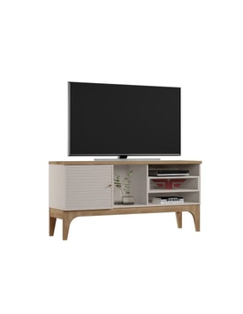 Mueble Tv Multiusos Blanco Roto Y