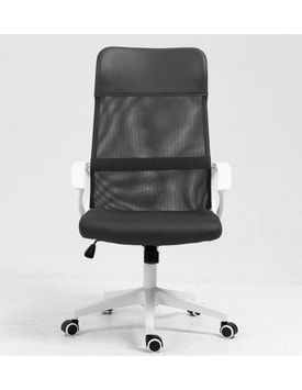 Sillón De Oficina Blanco miniatura 2