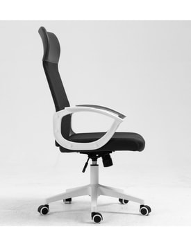 Sillón De Oficina Blanco miniatura 3