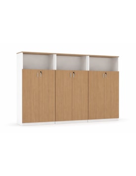Armario Alto 2 Puertas Blanco miniatura 2