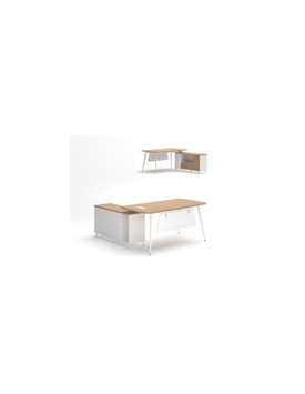 Mesa De Oficina Arezzo 160 Color Blanco Y miniatura 2